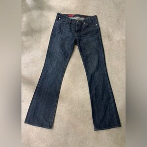 AG Adriano Goldschmied Dark Blue Flare Jeans